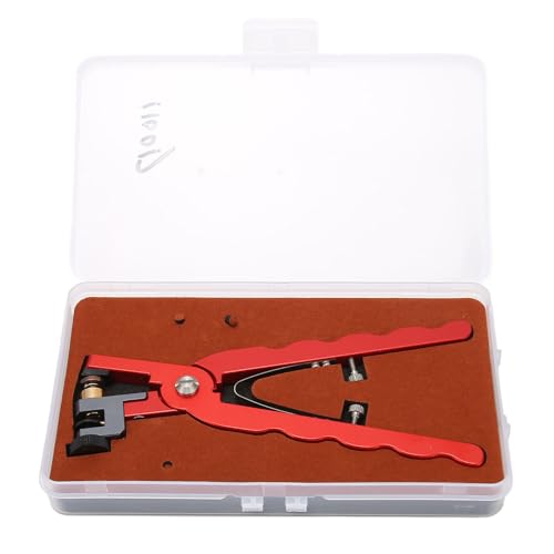 Yomiyuyr Watch Leder-Gurteschneidezelle, Watch Leder Band Puncher-Zange, Gurtschneid- und Loch-Stanzwerkzeug, Edelstahlzable-Design, für die Bandverstellung Yomiyuyr Watch Leder-Gurteschneidezelle, Watch Leder Band Puncher-Zange, Gurtschneid- und Loch-Stanzwerkzeug, Edelstahlzable-Design, für die Bandverstellung von Yomiyuyr