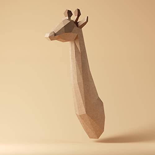 Yona DIY，Giraffe Papercraft Kit, papiermodell, 3D Origami Kit von Hand zusammenzubauen, Heimdekoration, Geschenk, Origami 3D, Papier Handwerk, Puzzle 3D，Wanddekoration von Yona DIY