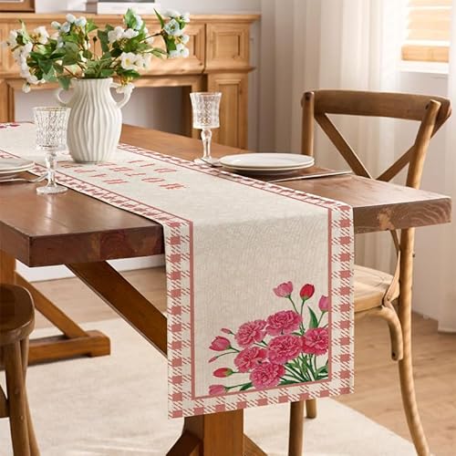 Eleganter Tischläufer und Platzdeckchen mit Blumenmuster, moderne Leinenoptik, Aquarell-Blumendruck, waschbar, Esstischdekoration für Urlaub, Party, Küche, Tischplatte, saisonale Dekoration (#7, 30 x Eleganter Tischläufer und Platzdeckchen mit Blumenmuster, moderne Leinenoptik, Aquarell-Blumendruck, waschbar, Esstischdekoration für Urlaub, Party, Küche, Tischplatte, saisonale Dekoration (#7, 30 x von YongXinMY