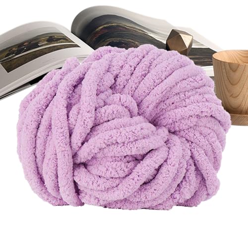 Chenille Chunky Garn zum Stricken, super sperriges isländisches Wurstgarn, 240, 250g, 27m, 2cm dick, weiche warme Wollmischung, für Decken, Schals, Hüte, Haustierbetten Chenille Chunky Garn zum Stricken, super sperriges isländisches Wurstgarn, 240, 250g, 27m, 2cm dick, weiche warme Wollmischung, für Decken, Schals, Hüte, Haustierbetten von Yongany
