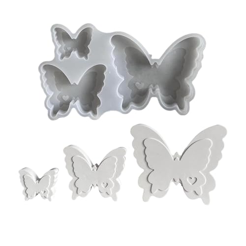Schmetterlings-Schokoladenform | Fondant-Form, Silikon, Schmetterling, Epoxidharz, Form für Anhänger, Brosche, Schlüsselanhänger, Heimdekoration, Basteln von Yongany