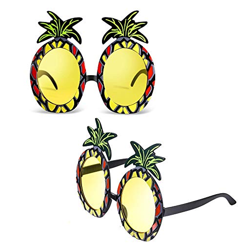 Yongbest Ananas Brillen Neuheit Brillen,2 Stück Tropical Ananas Sonnenbrille Hawaii Luau Party Supplies für Thematische Sommerfoto Requisiten Partyzubehör Yongbest Ananas Brillen Neuheit Brillen,2 Stück Tropical Ananas Sonnenbrille Hawaii Luau Party Supplies für Thematische Sommerfoto Requisiten Partyzubehör von Yongbest