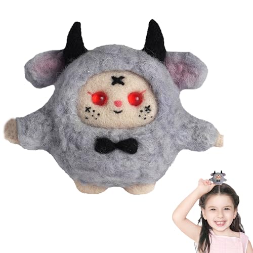 Yongmcxhhj Nadelfilz-Set für Anfänger, Filzset, Filz-Starter-Set, Niedliches Puppen-Nadelfilz-Set, Filz-Sets für Anfänger und Erwachsene, Puppenzubehör aus weicher Filzwolle Yongmcxhhj Nadelfilz-Set für Anfänger, Filzset, Filz-Starter-Set, Niedliches Puppen-Nadelfilz-Set, Filz-Sets für Anfänger und Erwachsene, Puppenzubehör aus weicher Filzwolle von Yongmcxhhj