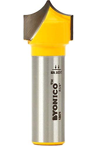 YONICO 13074 Rillenspitzen-Frässtift, 5/16 Zoll Radius, 1/2-Zoll-Schaft YONICO 13074 Rillenspitzen-Frässtift, 5/16 Zoll Radius, 1/2-Zoll-Schaft von Yonico