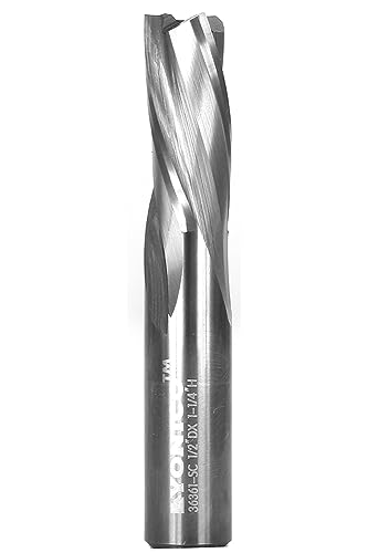 YONICO Downcut Router Bits Spiral 3 Flute Solid Carbide CNC Low Helix Schaftfräser 1/2 Zoll Durchmesser 1/2 Zoll Schaft 36361-SC YONICO Downcut Router Bits Spiral 3 Flute Solid Carbide CNC Low Helix Schaftfräser 1/2 Zoll Durchmesser 1/2 Zoll Schaft 36361-SC von Yonico