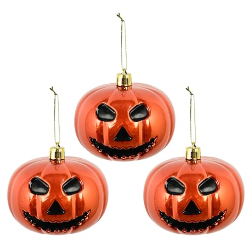 Yonuaret Halloween Deko - 3-teilige Kürbis Deko - Horror Anhänger Mehrfach Verwendung Yonuaret Halloween Deko - 3-teilige Kürbis Deko - Horror Anhänger Mehrfach Verwendung von Yonuaret