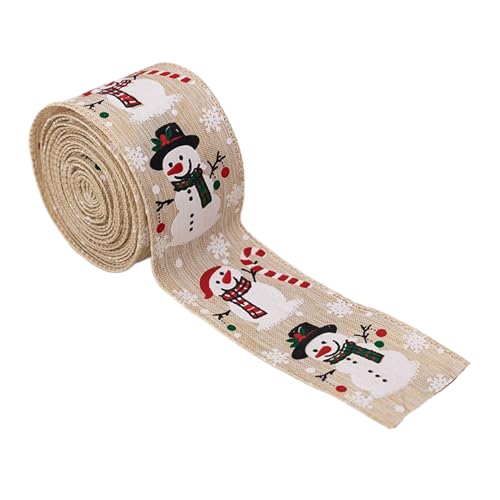 Yonuaret Weihnachtsband, Weihnachtsband, Dekoratives Juteband 5 Meter Für Haarschmuck Geburtstagsfeier Weihnachtsbaum Yonuaret Weihnachtsband, Weihnachtsband, Dekoratives Juteband 5 Meter Für Haarschmuck Geburtstagsfeier Weihnachtsbaum von Yonuaret