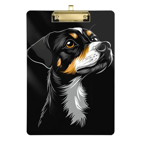 Anpassbare Hunde-Klemmbretter für Krankenschwestern, Acryl, niedlich, für Lehrer, Stillen, Größe 22,9 x 30,5 cm von Yoogain