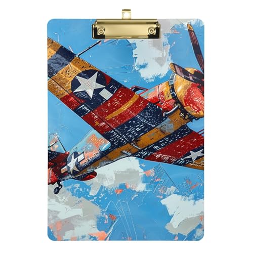 Anpassbares cooles Kämpfer-Klemmbrett aus Acryl, niedlich für personalisierte Klemmbretter für Lehrer, Größe 22,9 x 30,5 cm von Yoogain