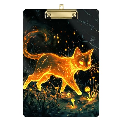 Klemmbrett für Fußball-Softball-Trainer, personalisierbar, Orange, Größe 22,9 x 30,5 cm von Yoogain