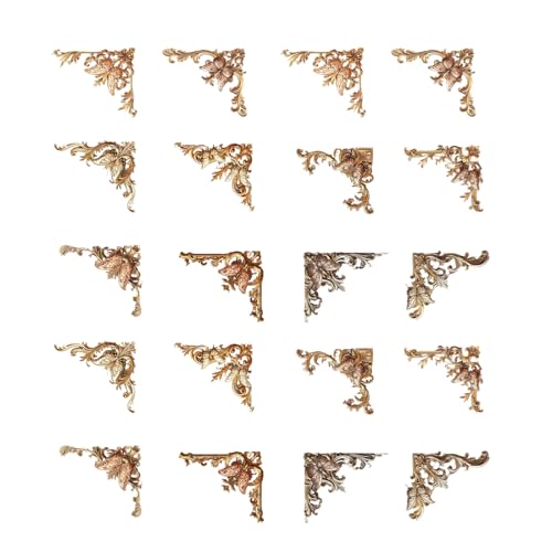 20pcs Vintage Geprägter Eckkleber Dekorativer Hintergrund Für Scrapbooking Album Journal Und Home Decoration Journal 20pcs Vintage Geprägter Eckkleber Dekorativer Hintergrund Für Scrapbooking Album Journal Und Home Decoration Journal von Yooghuge