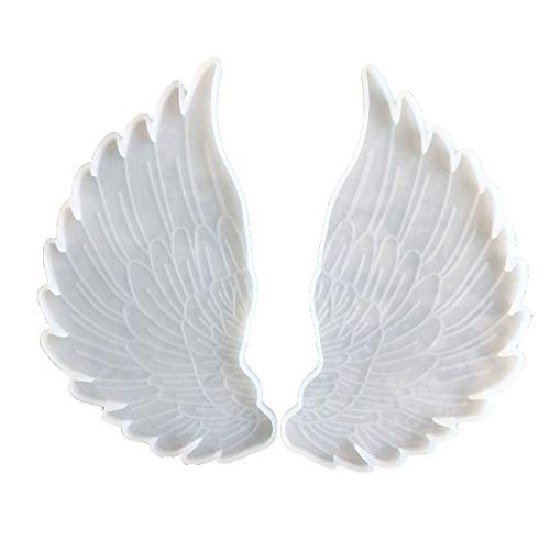 2x/Set Angel Wings Formen Links Und Rechte Flügel Epoxidharzguss Silikonform Für Schmuck Organizer Tablett Tisch Ornament Schlüsselbundformen Für Epoxidharzkreis 2x/Set Angel Wings Formen Links Und Rechte Flügel Epoxidharzguss Silikonform Für Schmuck Organizer Tablett Tisch Ornament Schlüsselbundformen Für Epoxidharzkreis von Yooghuge