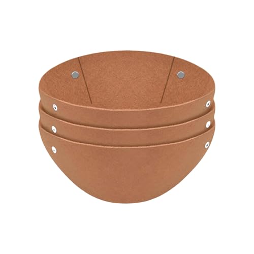 3 Pack Hochleistungsrunde Hängende Pflanzgefäßeinsätze Liner Snaps Design Verhindert DASS Vogelschachteln Bodenfeuchtigkeit Halten von Yooghuge