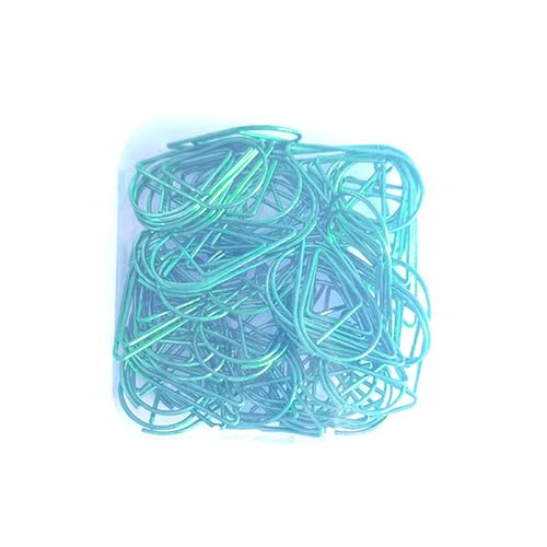 50 PCs Metallpapier Clips Tränenbrop Lesezeichen Büroklammern Dekorative Papierschule Büroversorgungen Metall Dekorative Tränenclip Kleine Lesezeichen von Yooghuge