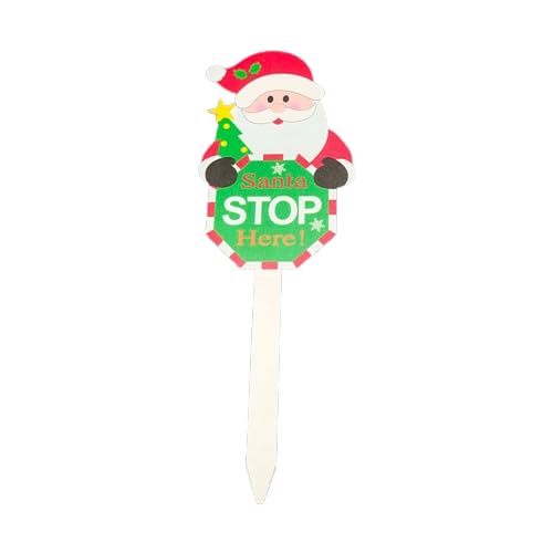 Cake Toppers Merry Christmas Santa Tree Cupcake Paper Insert Card Christmas Party Cake Decoration Tool Gifts Paper Insert Card von Yooghuge