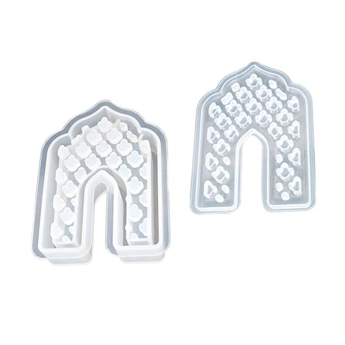 Hausmondform Silikonformen Für Epoxidharz Kerzenhalter Teelichthalter Home Dekoration Gips Silikonformen von Yooghuge