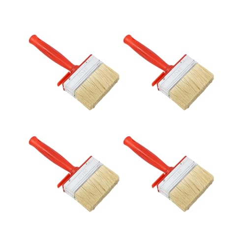 Mehrzweckbeschichtung Pinsel Set Aus 4 Natürlichen Borstenfarben Lack Applikatoren Für Wanddecks Möbel Täglich Gebrauch Wandbürsten Mehrzweckbeschichtung Pinsel Set Aus 4 Natürlichen Borstenfarben Lack Applikatoren Für Wanddecks Möbel Täglich Gebrauch Wandbürsten von Yooghuge