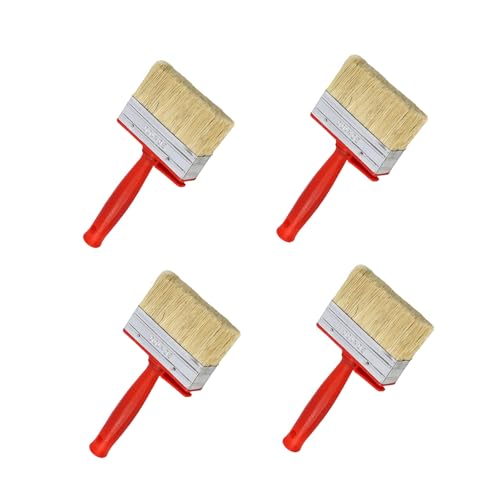 Mehrzweckbeschichtung Pinsel Set Aus 4 Natürlichen Borstenfarben Lack Applikatoren Für Wanddecks Möbel Täglich Gebrauch Wandbürsten Mehrzweckbeschichtung Pinsel Set Aus 4 Natürlichen Borstenfarben Lack Applikatoren Für Wanddecks Möbel Täglich Gebrauch Wandbürsten von Yooghuge