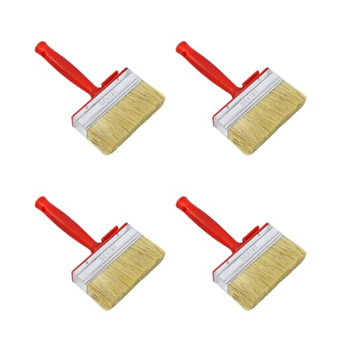 Mehrzweckbeschichtung Pinsel Set Aus 4 Natürlichen Borstenfarben Lack Applikatoren Für Wanddecks Möbel Täglich Gebrauch Wandbürsten Mehrzweckbeschichtung Pinsel Set Aus 4 Natürlichen Borstenfarben Lack Applikatoren Für Wanddecks Möbel Täglich Gebrauch Wandbürsten von Yooghuge