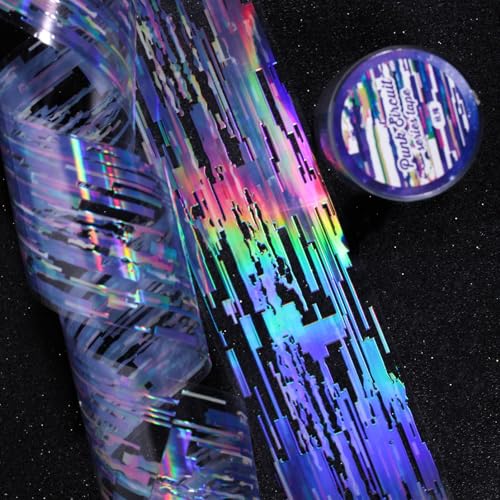 Punk Circuit Design Scrapbooking Aufkleber Klares Wasserdichtes Tierklebeband Für Journals Diaries Craft Punk Circuit Sticker von Yooghuge