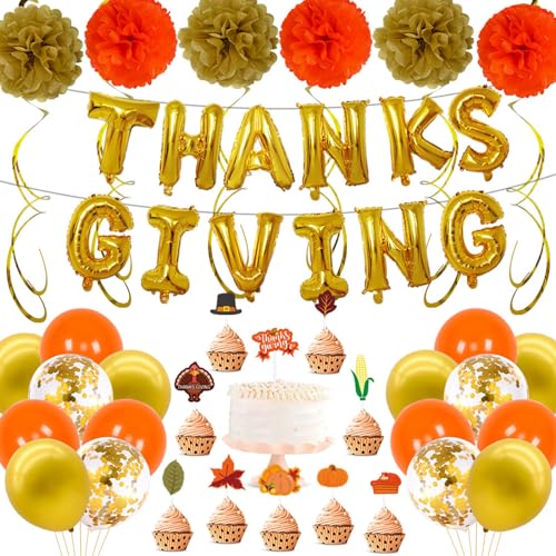Saisonales Dekorationsset, eleganter orange-brauner Latexballon für Thanksgiving, Babyparty, Geburtstagsparty, Ornamente, Erntedankfest, Partyzubehör von Yooghuge