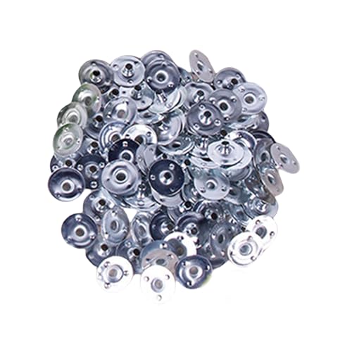 Wicks Basis 100pcs Teelight Dochts Cilp Metal Supporters Tabs Für Die Herstellung Und Handwerksbehörde Für Teelicht Docht Holders von Yooghuge