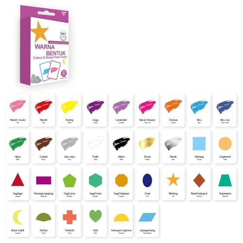 Yooghuge Packung Von 33 Zweisprachigen Karteikarten Für Kinder Sprache Mit Bahasa Indonesien Und Englischem Tiervokabular Pädagogische Lernkarten Für Kinder Yooghuge Packung Von 33 Zweisprachigen Karteikarten Für Kinder Sprache Mit Bahasa Indonesien Und Englischem Tiervokabular Pädagogische Lernkarten Für Kinder von Yooghuge