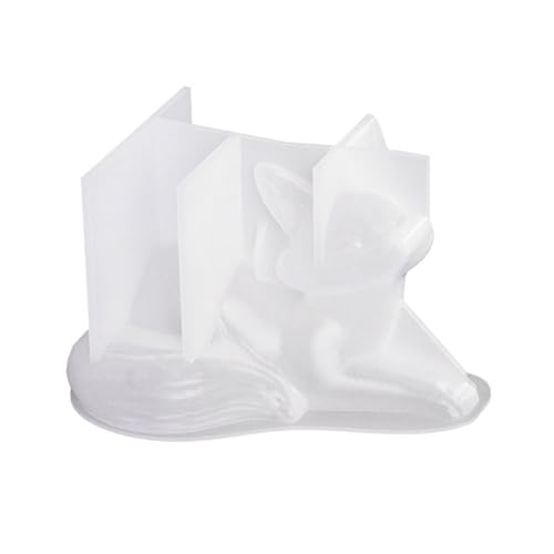 Yooghuge Silikonform mit 3D-Füchsen, Tierharze, für Seifenherstellung, Schmuck, Silikonformen, Seifenform von Yooghuge