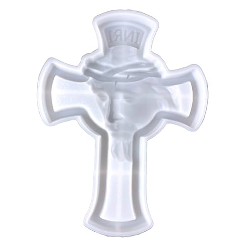Yooghuge Silikonform mit Menschengesicht, Kreuzdekoration, DIY, Desktop-Wandbehang, Ornament, Kristall, Epoxidharz, Formen zum Basteln, Kreuz-Desktop-Dekoration Yooghuge Silikonform mit Menschengesicht, Kreuzdekoration, DIY, Desktop-Wandbehang, Ornament, Kristall, Epoxidharz, Formen zum Basteln, Kreuz-Desktop-Dekoration von Yooghuge