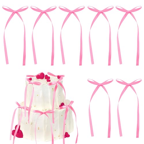 Yoolhamy Schwarze Schleifen für Tortenaufsätze, Schleifen-Dekorationen für Babyparty, Geburtstag, Hochzeit, Jahrestag, Rosa, Rot, Blau, Rose, Braun, Schleife für Geschenkverpackungen, Yoolhamy Schwarze Schleifen für Tortenaufsätze, Schleifen-Dekorationen für Babyparty, Geburtstag, Hochzeit, Jahrestag, Rosa, Rot, Blau, Rose, Braun, Schleife für Geschenkverpackungen, von Yoolhamy