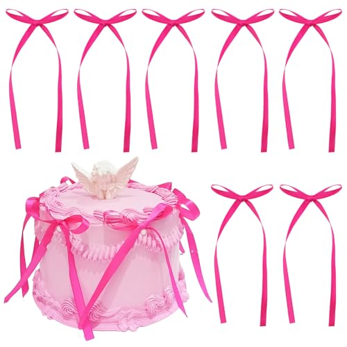 Yoolhamy Schwarze Schleifen für Tortenaufsätze, Schleifen-Dekorationen für Babyparty, Geburtstag, Hochzeit, Jahrestag, Rosa, Rot, Blau, Rose, Braun, Schleife für Geschenkverpackungen, Yoolhamy Schwarze Schleifen für Tortenaufsätze, Schleifen-Dekorationen für Babyparty, Geburtstag, Hochzeit, Jahrestag, Rosa, Rot, Blau, Rose, Braun, Schleife für Geschenkverpackungen, von Yoolhamy
