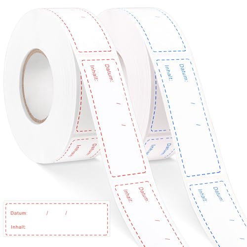 1000 Pcs Gefrieretiketten zum Beschriften, 75 x 25mm Gefrieretiketten Selbstklebend Ablösbar Wasserfeste Gefrierdosen Etiketten Küchenetiketten für Lebensmittelbehälter Gläser Marmelade 1000 Pcs Gefrieretiketten zum Beschriften, 75 x 25mm Gefrieretiketten Selbstklebend Ablösbar Wasserfeste Gefrierdosen Etiketten Küchenetiketten für Lebensmittelbehälter Gläser Marmelade von Yoosso