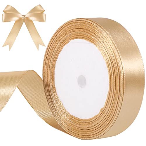 22m x 20mm Geschenkband Gold, Goldenes Band Schleifenband Gold Satinband Gold Dekoband Geschenkband Breit für Geschenkverpackung Hochzeitsdeko Geburtstag Party 22m x 20mm Geschenkband Gold, Goldenes Band Schleifenband Gold Satinband Gold Dekoband Geschenkband Breit für Geschenkverpackung Hochzeitsdeko Geburtstag Party von Yoosso