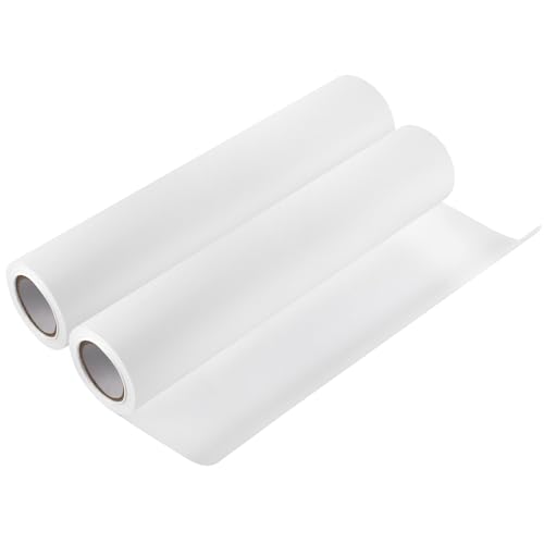 Transparentpapier, 50m x 30cm x 2 Rolle Skizzenrolle Seidenpapier Rolle Tracing Paper Weihnachtspapier für Zeichnen Skizzieren Verpackung (24g/㎡) von Yoosso