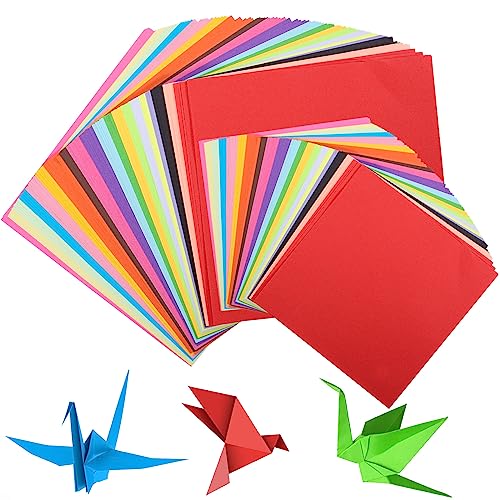 Yoosso 200 Blatt Origami Papier, 20 x 20cm &15 x 15cm Bastelpapier Buntes Papier Faltpapier Quadratisch Tonpapier Doppelseitig für DIY Bastelprojekte Basteln(20 Farben) von Yoosso