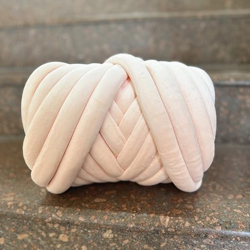 Yootiko Bulky Armstricken Wolle, 500g Dicke Wolle Garn Sperrige Armstricken Wolle Grob Gestrickte Schlauchgarn Häkel Wolle Chunky Yarn für Taschen, Decken, Körbe, Haustiernester, DIY von Yootiko
