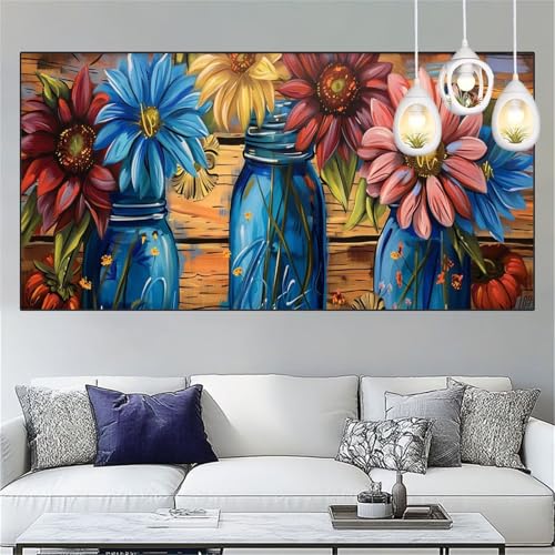 Blume Diamond Painting Erwachsene Groß xxl 70x200cm Diamant Painting Bilder Vase Diamant Malerei Set,Vollbohrer Crystal Art Stickerei Kreuzstich Bastelset Erwachsene für Home Dekor Geschenke YC-169 Blume Diamond Painting Erwachsene Groß xxl 70x200cm Diamant Painting Bilder Vase Diamant Malerei Set,Vollbohrer Crystal Art Stickerei Kreuzstich Bastelset Erwachsene für Home Dekor Geschenke YC-169 von Yooyixi