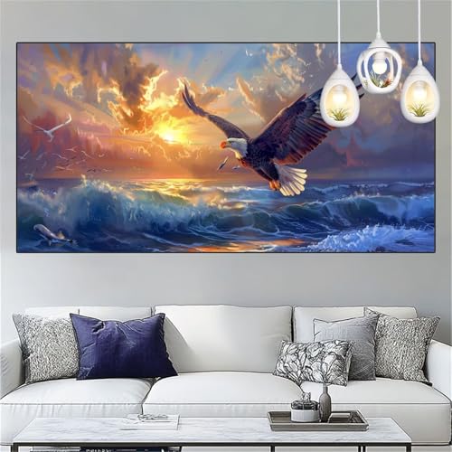 Diamond Painting Adler Diamond Painting Kinder Sonnenuntergang Basteln Mädchen 9 Jahre Diamant Malerei 50x100cm DIY Full Diamant Crystal Art Mosaikherstellung Stickerei Kreuzstich,Geschenke YC-212 Diamond Painting Adler Diamond Painting Kinder Sonnenuntergang Basteln Mädchen 9 Jahre Diamant Malerei 50x100cm DIY Full Diamant Crystal Art Mosaikherstellung Stickerei Kreuzstich,Geschenke YC-212 von Yooyixi