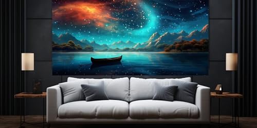 Diamond Painting Boot und Fluss Diamond Painting Erwachsene, Groß xxl 90 X 45 cm, 5D Diamant Painting Bilder Kinder, DIY Malen Nach Zahlen Erwachsene, Crystal Arts Craft, Wand Deko Aesthetic,C119 Diamond Painting Boot und Fluss Diamond Painting Erwachsene, Groß xxl 90 X 45 cm, 5D Diamant Painting Bilder Kinder, DIY Malen Nach Zahlen Erwachsene, Crystal Arts Craft, Wand Deko Aesthetic,C119 von Yooyixi