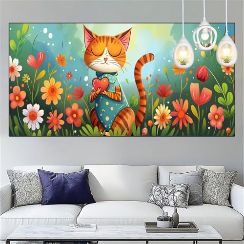 Diamond Painting Katze Diamond Painting Kinder Garten Basteln Mädchen 10 Jahre Diamant Malerei 60x120cm DIY Full Diamant Crystal Art Mosaikherstellung Stickerei Kreuzstich,Home Decor Geschenke YC-190 Diamond Painting Katze Diamond Painting Kinder Garten Basteln Mädchen 10 Jahre Diamant Malerei 60x120cm DIY Full Diamant Crystal Art Mosaikherstellung Stickerei Kreuzstich,Home Decor Geschenke YC-190 von Yooyixi