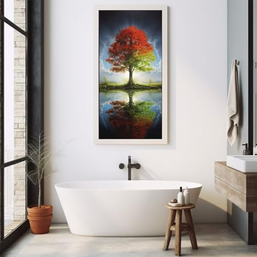 Diamond Painting Lebensbaum Diamond Painting Erwachsene, Groß xxl 110X55cm, 5D Diamant Painting Bilder, DIY Daiming Panting, Malen Nach Zahlen Erwachsene, Crystal Arts Craft, Wand Deko Aesthetic,C546 Diamond Painting Lebensbaum Diamond Painting Erwachsene, Groß xxl 110X55cm, 5D Diamant Painting Bilder, DIY Daiming Panting, Malen Nach Zahlen Erwachsene, Crystal Arts Craft, Wand Deko Aesthetic,C546 von Yooyixi