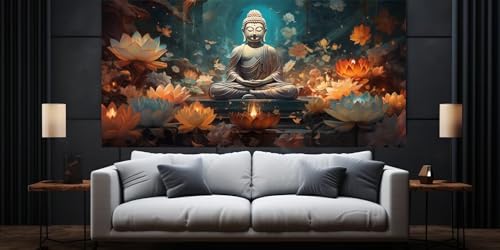 Diamond Painting Malen Nach Zahlen Erwachsene, Zen und Lotus Diamond Painting Erwachsene 5D Diamant Painting Bilder Kinder, DIY Daiming Panting Cross Stickerei für Home Wanddekoration 85x170 cm,D90 Diamond Painting Malen Nach Zahlen Erwachsene, Zen und Lotus Diamond Painting Erwachsene 5D Diamant Painting Bilder Kinder, DIY Daiming Panting Cross Stickerei für Home Wanddekoration 85x170 cm,D90 von Yooyixi