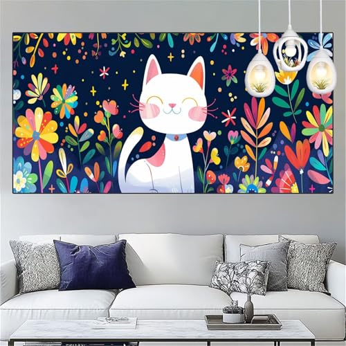 Diamond Painting Niedlich Diamond Painting Kinder Katze Basteln Mädchen 8 Jahre Diamant Malerei 90x250cm DIY Full Diamant Crystal Art Mosaikherstellung Stickerei Kreuzstich,Home Decor Geschenke YC-36 Diamond Painting Niedlich Diamond Painting Kinder Katze Basteln Mädchen 8 Jahre Diamant Malerei 90x250cm DIY Full Diamant Crystal Art Mosaikherstellung Stickerei Kreuzstich,Home Decor Geschenke YC-36 von Yooyixi