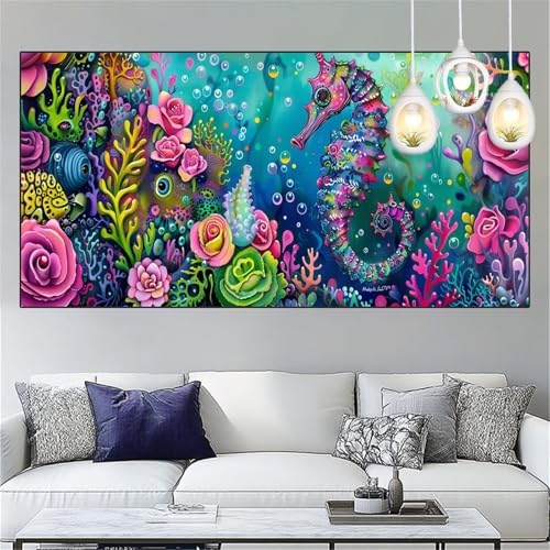 Diamond Painting Seepferdchen Diamond Painting Kinder Rose Basteln Mädchen 8 Jahre Diamant Malerei 20x60cm DIY Full Diamant Crystal Art Mosaikherstellung Stickerei Kreuzstich,Decor Geschenke YC-162 Diamond Painting Seepferdchen Diamond Painting Kinder Rose Basteln Mädchen 8 Jahre Diamant Malerei 20x60cm DIY Full Diamant Crystal Art Mosaikherstellung Stickerei Kreuzstich,Decor Geschenke YC-162 von Yooyixi
