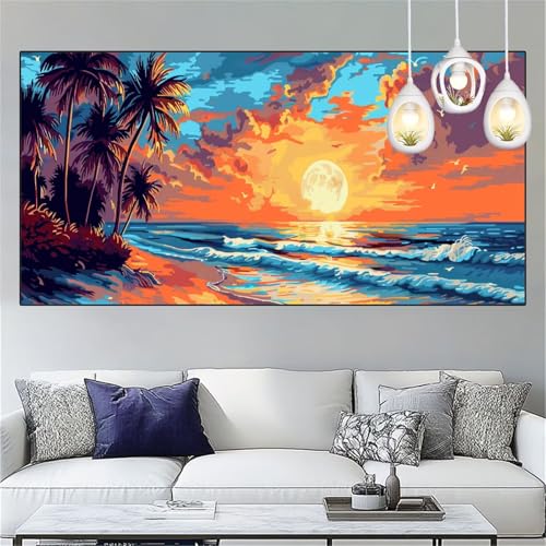 Diamond Painting Sonnenuntergang Diamond Painting Kinder Strand Basteln Mädchen 8 Jahre Diamant Malerei 90x250cm DIY Full Diamant Crystal Art Mosaikherstellung Stickerei Kreuzstich,Geschenke YC-42 Diamond Painting Sonnenuntergang Diamond Painting Kinder Strand Basteln Mädchen 8 Jahre Diamant Malerei 90x250cm DIY Full Diamant Crystal Art Mosaikherstellung Stickerei Kreuzstich,Geschenke YC-42 von Yooyixi