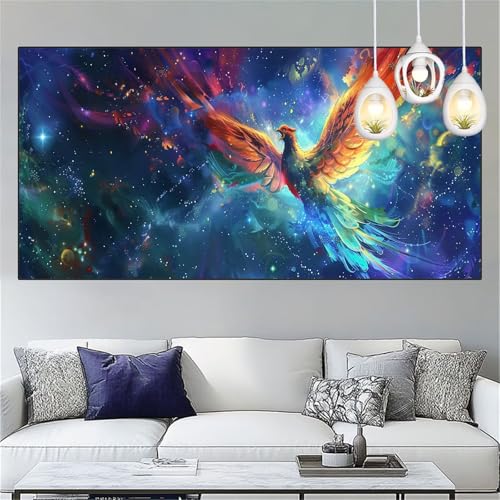 Diamond Painting Sternenhimmel Diamond Painting Kinder Vogel Basteln Mädchen 8 Jahre Diamant Malerei 70x200cm DIY Full Diamant Crystal Art Mosaikherstellung Stickerei Kreuzstich,Decor Geschenke YC-280 von Yooyixi