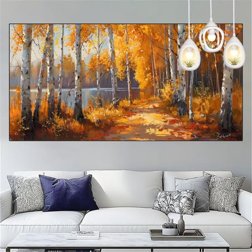 Herbst Diamond Painting Erwachsene Groß xxl 60x120cm Diamant Painting Bilder Baum Diamant Malerei Set,Vollbohrer Crystal Art Stickerei Kreuzstich Bastelset Erwachsene für Home Dekor Geschenke YC-199 Herbst Diamond Painting Erwachsene Groß xxl 60x120cm Diamant Painting Bilder Baum Diamant Malerei Set,Vollbohrer Crystal Art Stickerei Kreuzstich Bastelset Erwachsene für Home Dekor Geschenke YC-199 von Yooyixi