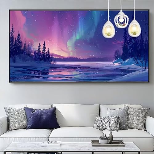 Malen Nach Zahlen Aurora Malen Nach Zahlen Erwachsene Groß 50x150cm Paint by Numbers Winter,DIY Handgemalt Farbe Leinwand Ölgemälde Kit für Anfänger Mit Pinseln/Acrylfarbe,Home Dekor Geschenk,XYY-522 Malen Nach Zahlen Aurora Malen Nach Zahlen Erwachsene Groß 50x150cm Paint by Numbers Winter,DIY Handgemalt Farbe Leinwand Ölgemälde Kit für Anfänger Mit Pinseln/Acrylfarbe,Home Dekor Geschenk,XYY-522 von Yooyixi