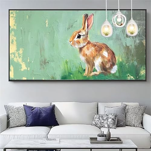 Malen Nach Zahlen Einfachheit Malen Nach Zahlen Erwachsene Groß 50x150cm Paint by Numbers Kaninchen,DIY Handgemalt Farbe Leinwand Ölgemälde Kit für Anfänger Mit Pinseln/Acrylfarbe,Geschenk,XYY-538 Malen Nach Zahlen Einfachheit Malen Nach Zahlen Erwachsene Groß 50x150cm Paint by Numbers Kaninchen,DIY Handgemalt Farbe Leinwand Ölgemälde Kit für Anfänger Mit Pinseln/Acrylfarbe,Geschenk,XYY-538 von Yooyixi