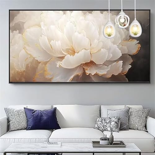 Malen Nach Zahlen Erwachsene Blume Malen Nach Zahlen Kinder Retro Paint by Numbers for Anfänger Mit Pinseln/Acrylfarbe,DIY Farbe Leinwand Ölgemälde Kits Basteln set,Geschenk [Ohne Rahmen] XYY-464 von Yooyixi